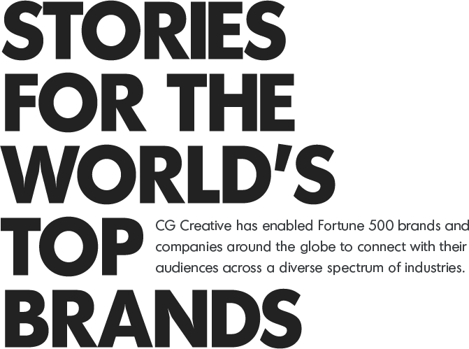 Stories for the world's top brands